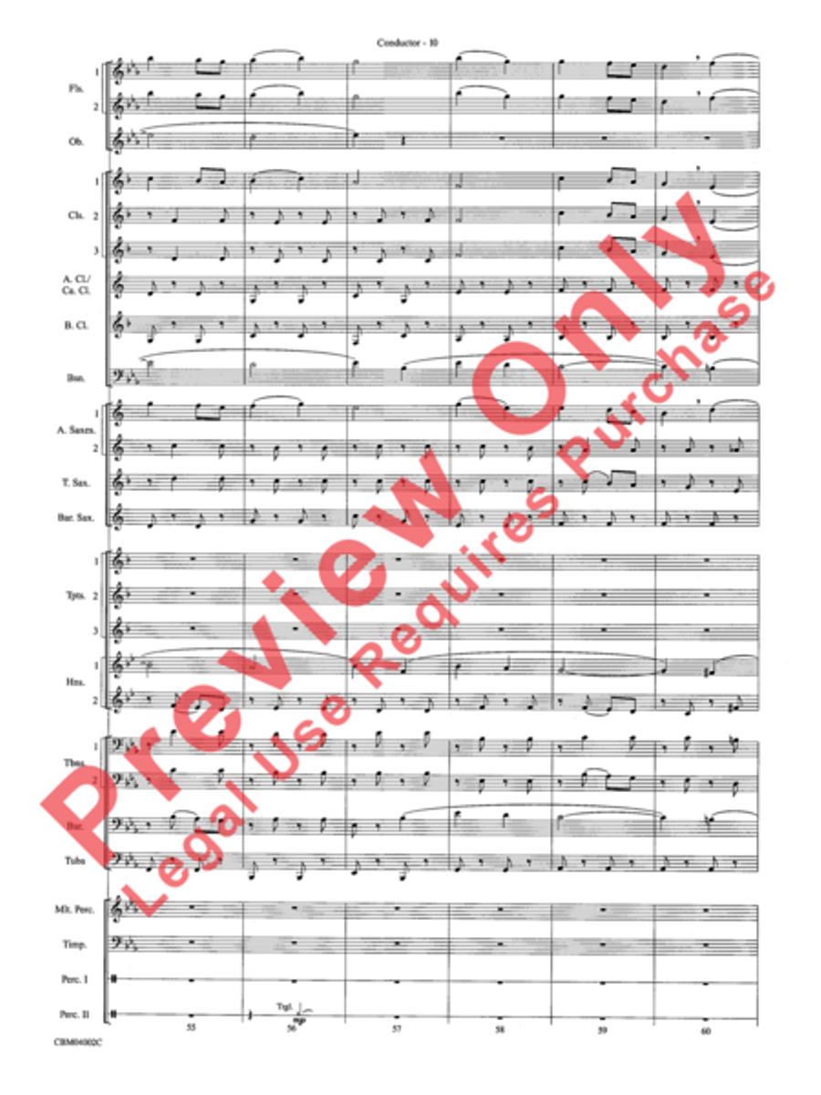 The Dam Busters Concert March Concert Band scores gallery preview page 13