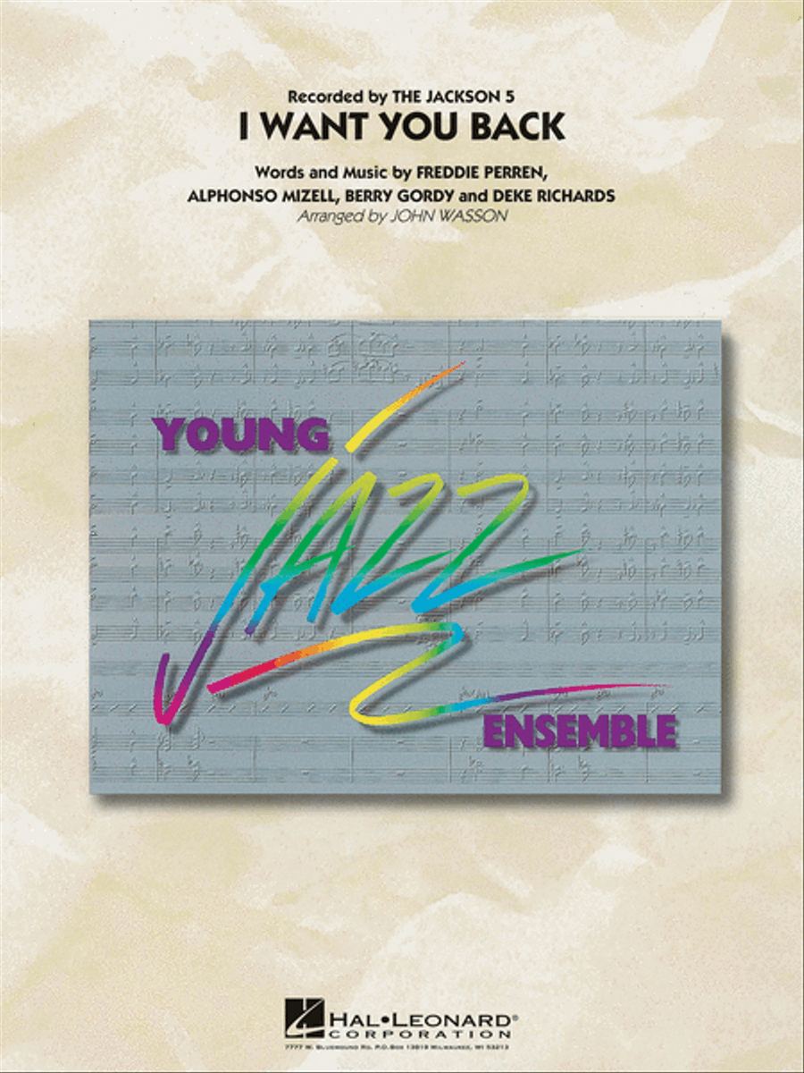 I Want You Back Jazz Ensemble scores gallery preview page 1