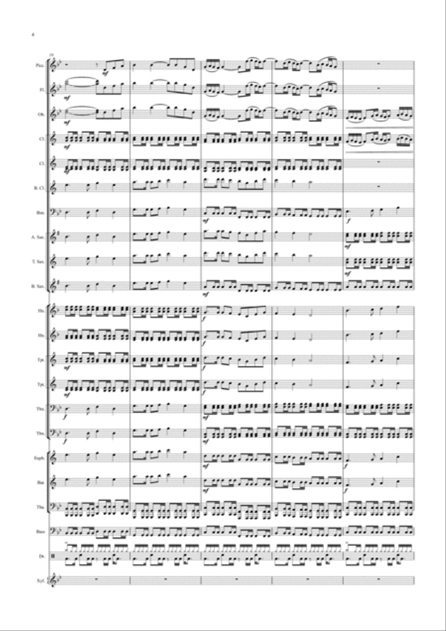 FANTASY Concert Band scores gallery preview page 4
