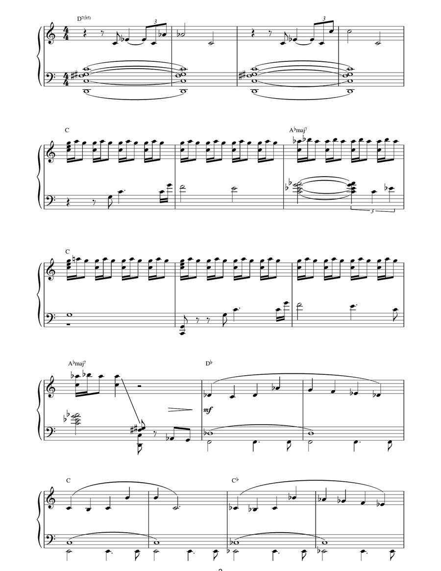 Adventures On Earth Piano Solo scores gallery preview page 2