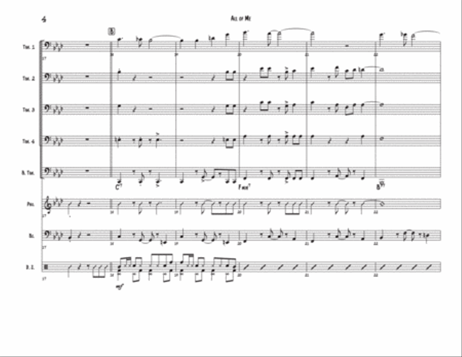 All Of Me Large Ensemble scores gallery preview page 4