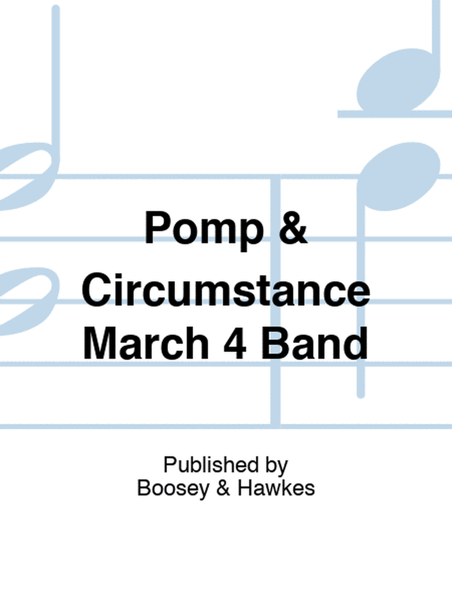 Pomp & Circumstance March 4 Band