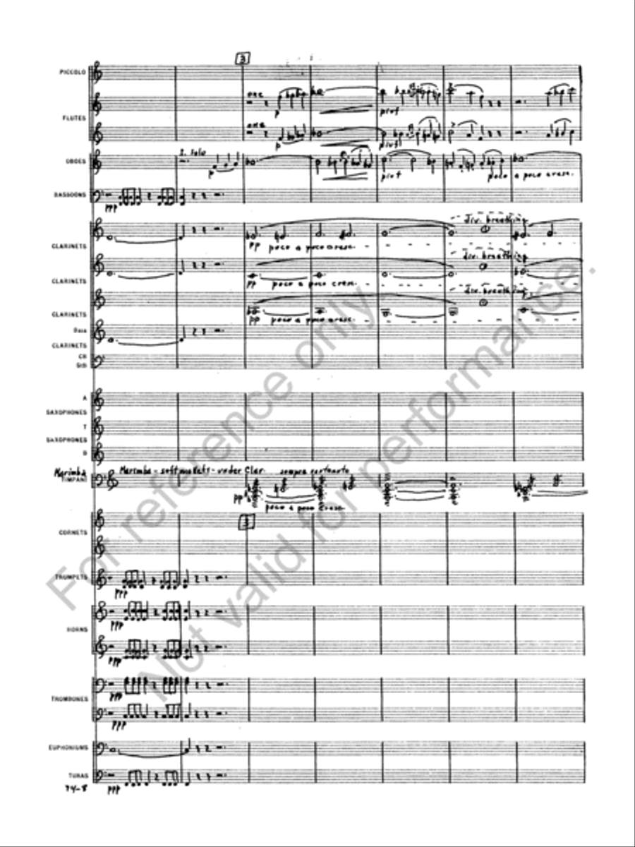 Capriccio Italien Concert Band scores gallery preview page 10