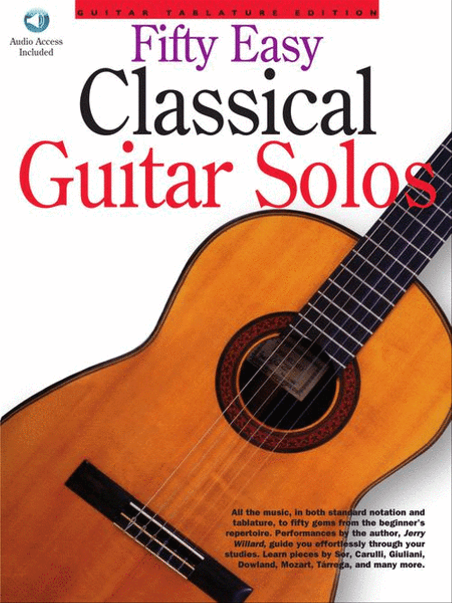 50 Easy Classical Guitar Solos Acoustic Guitar scores gallery preview page 3
