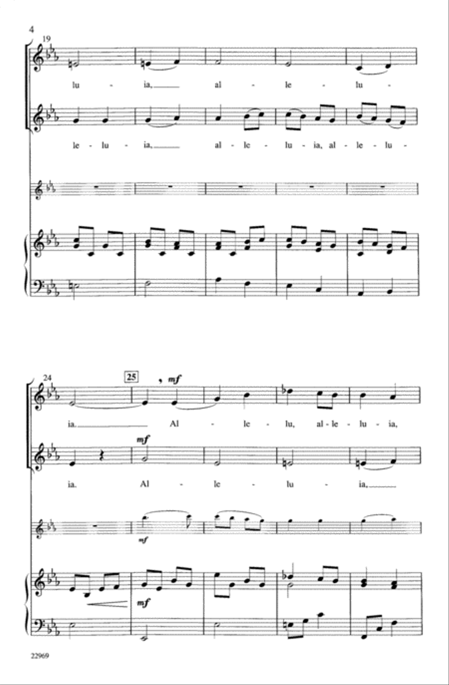 A Mozart Canon Choir scores gallery preview page 3