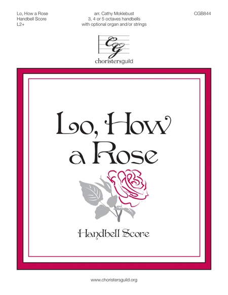 Lo, How a Rose - Handbell Score image number null