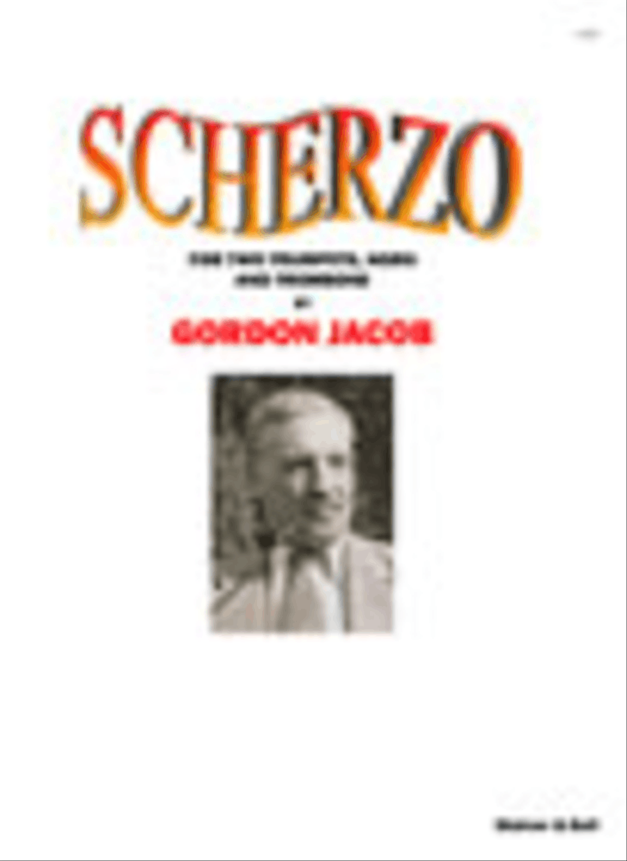 Scherzo for Two Trumpets, Horn and Trombone Horn scores gallery preview page 1