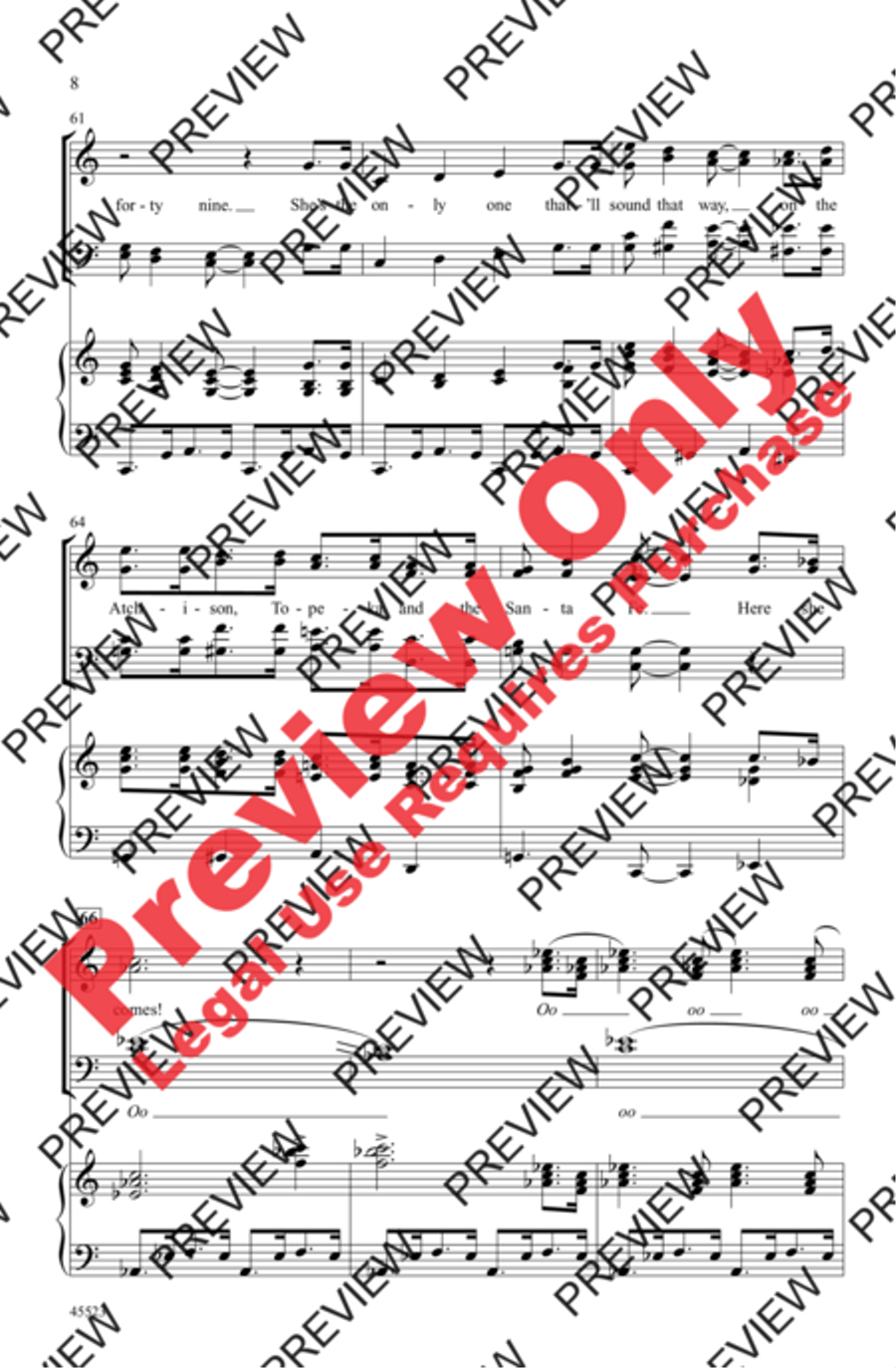 A Tribute to Judy Garland - SoundTrax CD (CD only) Choir scores gallery preview page 8