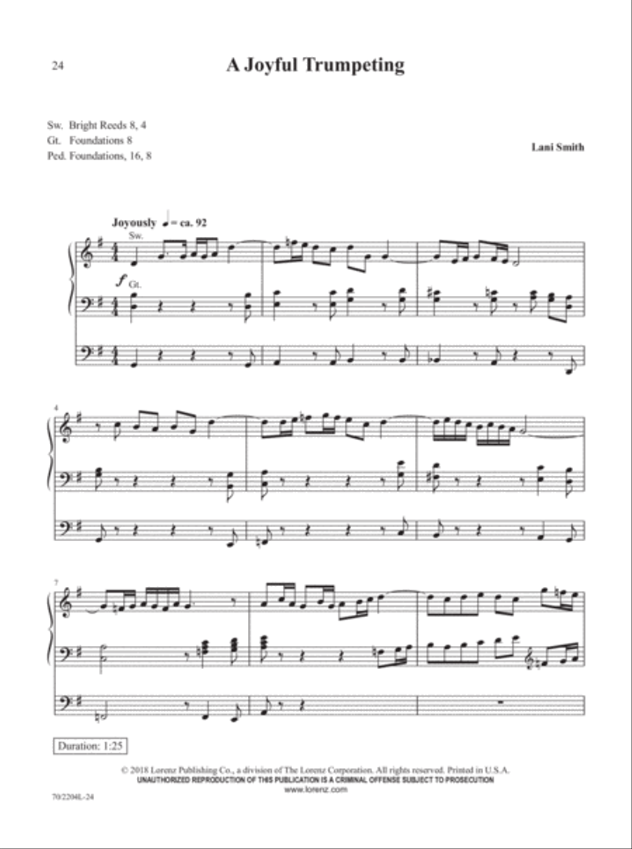 The Organist's Library, Vol 66 Organ Solo scores gallery preview page 13
