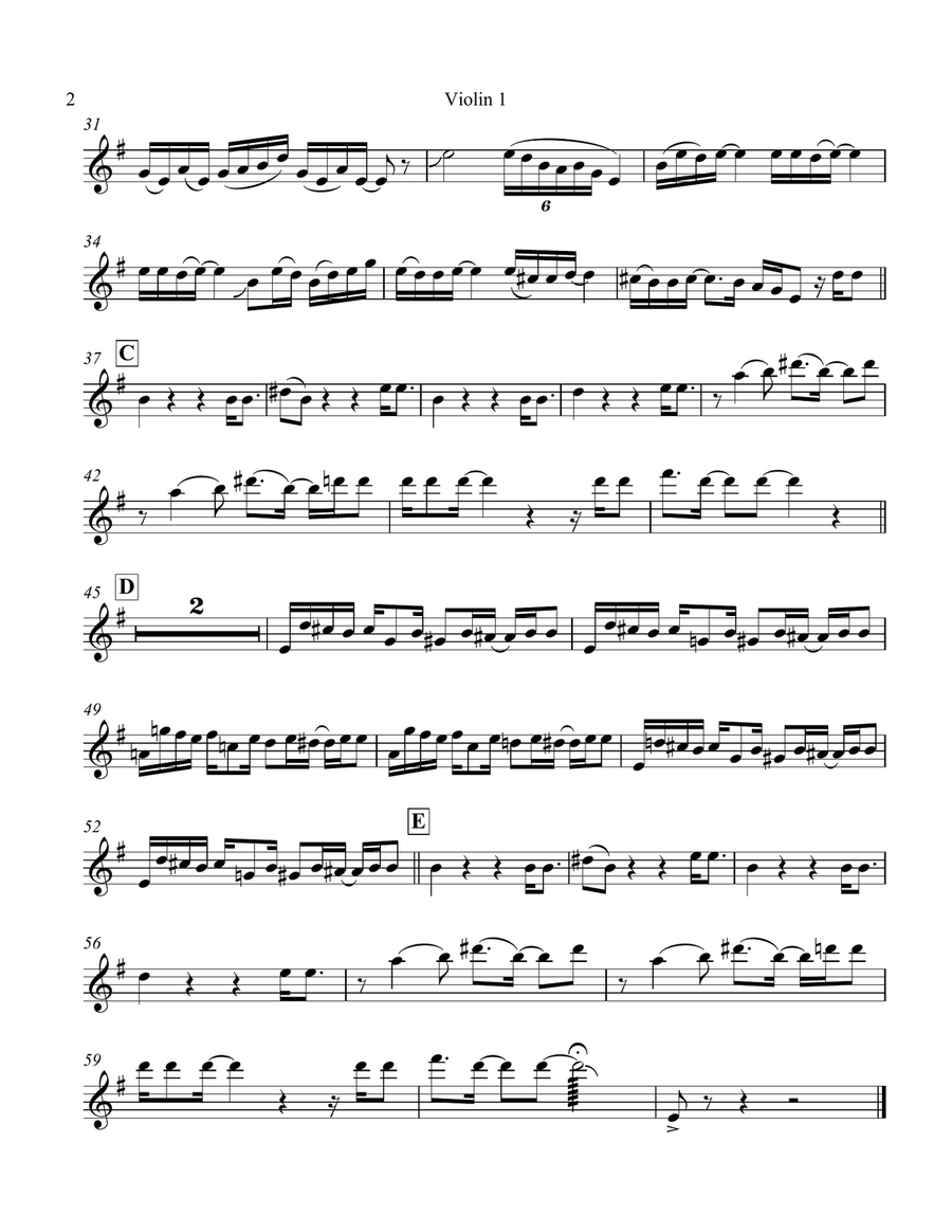 Back In Black String Quartet scores gallery preview page 2