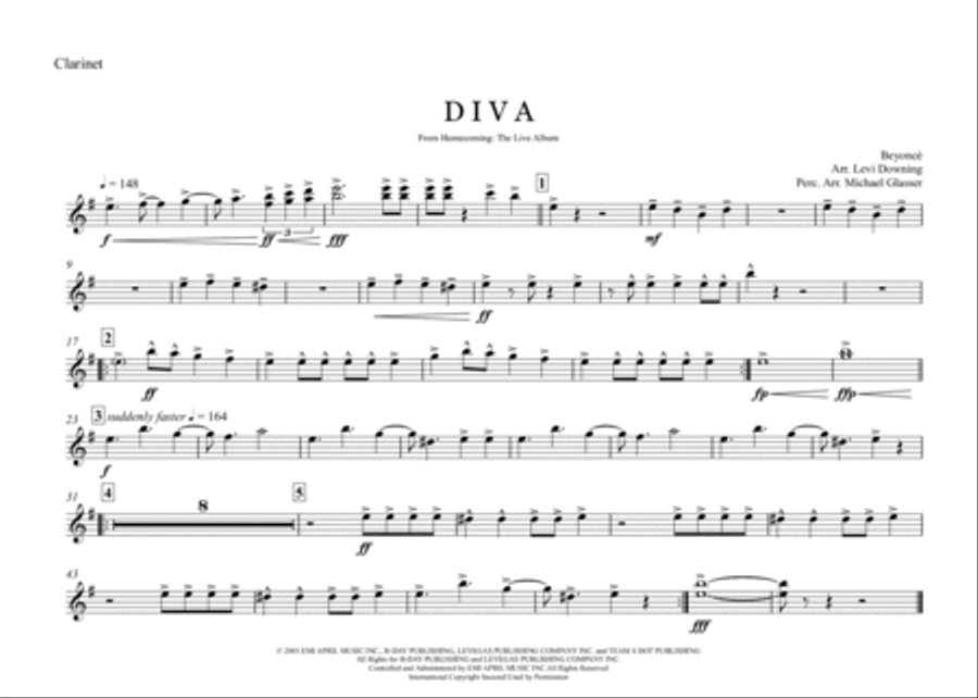Diva Marching Band scores gallery preview page 6