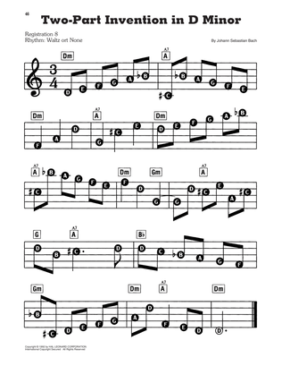 Two-Part Invention In D Minor