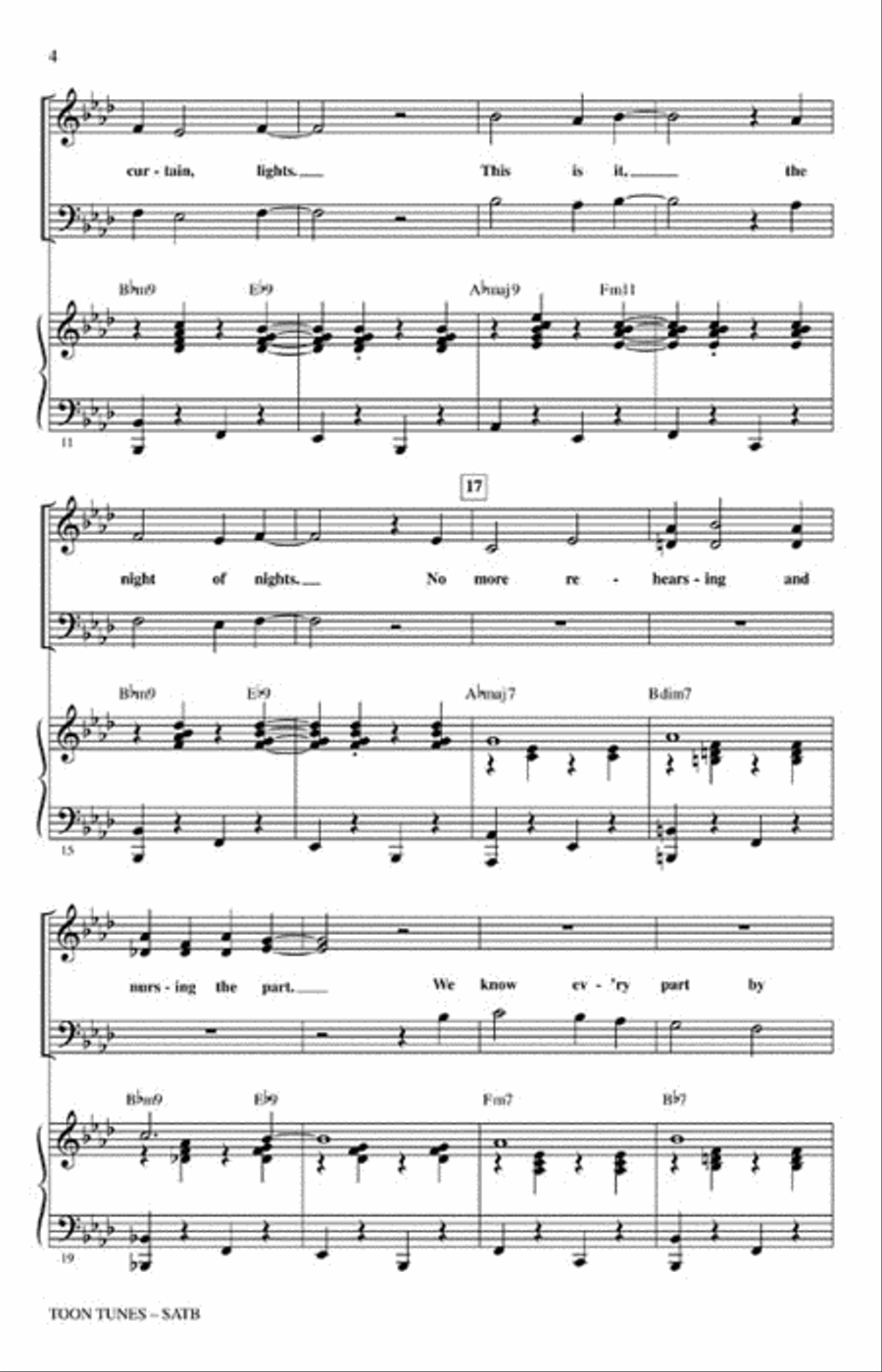 Toon Tunes Toon Tunes 4-Part scores gallery preview page 3