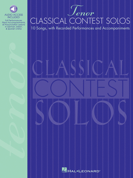 Classical Contest Solos - Tenor image number null