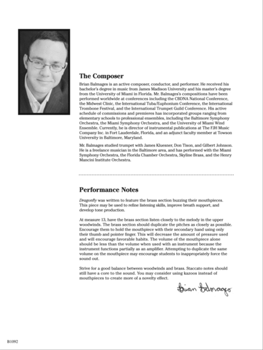 Dragonfly: Score Concert Band scores gallery preview page 2