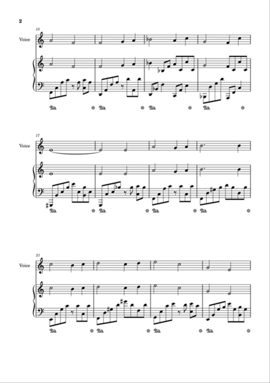 You'll Never Walk Alone Voice scores gallery preview page 2