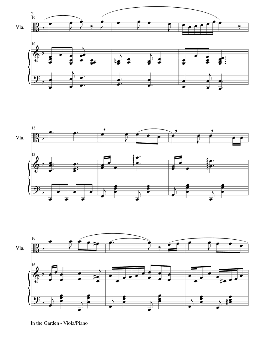 THREE HYMN ARRANGEMENTS for VIOLA and PIANO (Duet – Viola/Piano with Viola Part) THREE HYMN ARRANGEMENTS for VIOLA and PIANO (Duet – Viola/Piano with Viola Part) Piano Accompaniment scores gallery preview page 3
