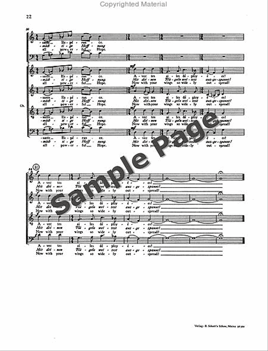 Canticle To Hope Vocal Score 4-Part scores gallery preview page 23