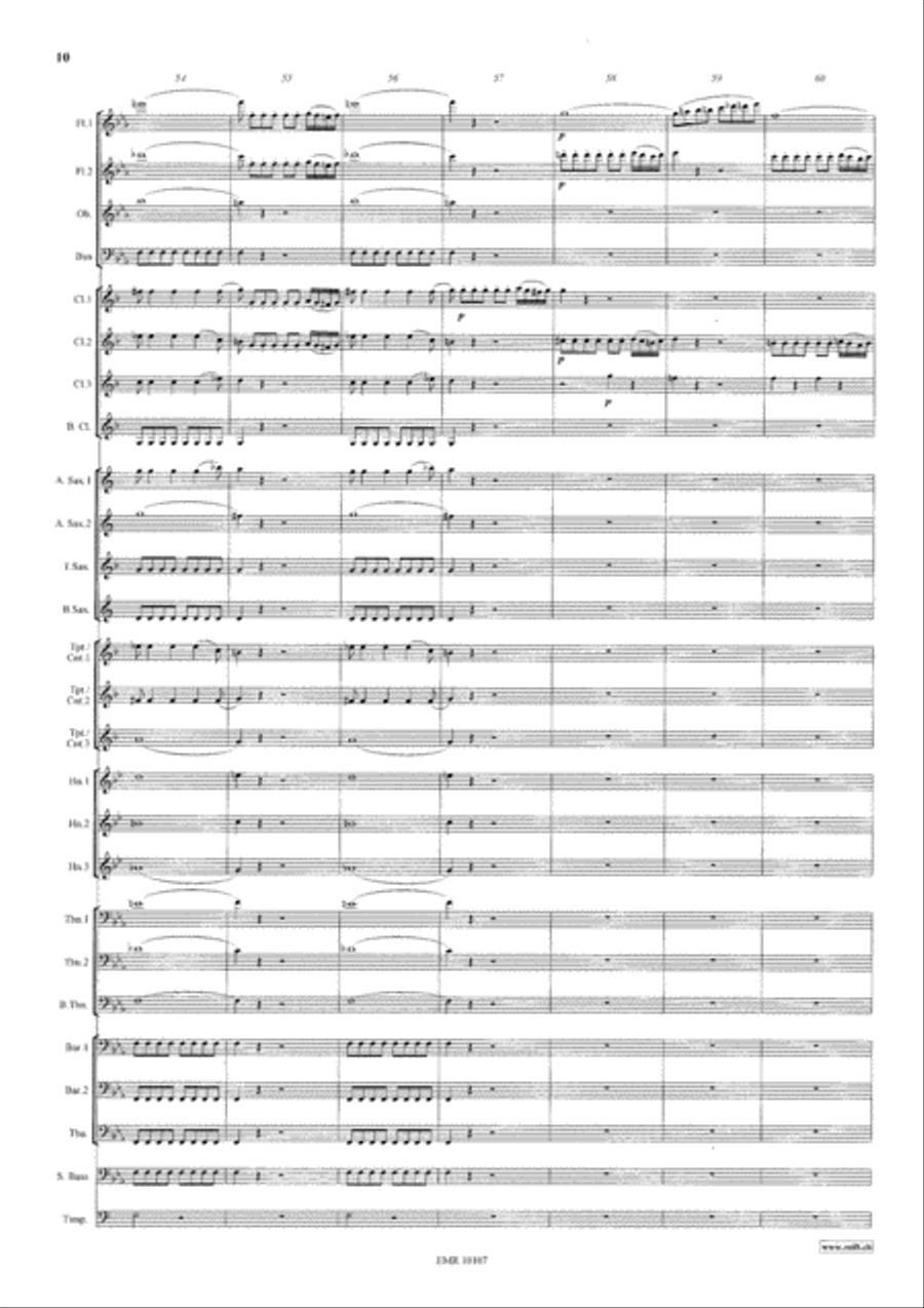 The Magic Flute Overture Concert Band scores gallery preview page 11