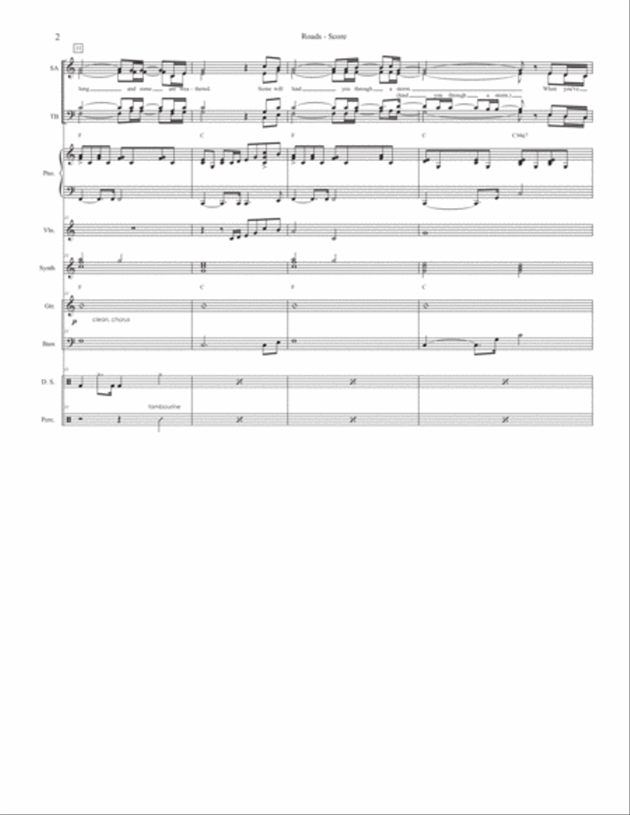 Roads Large Ensemble scores gallery preview page 3