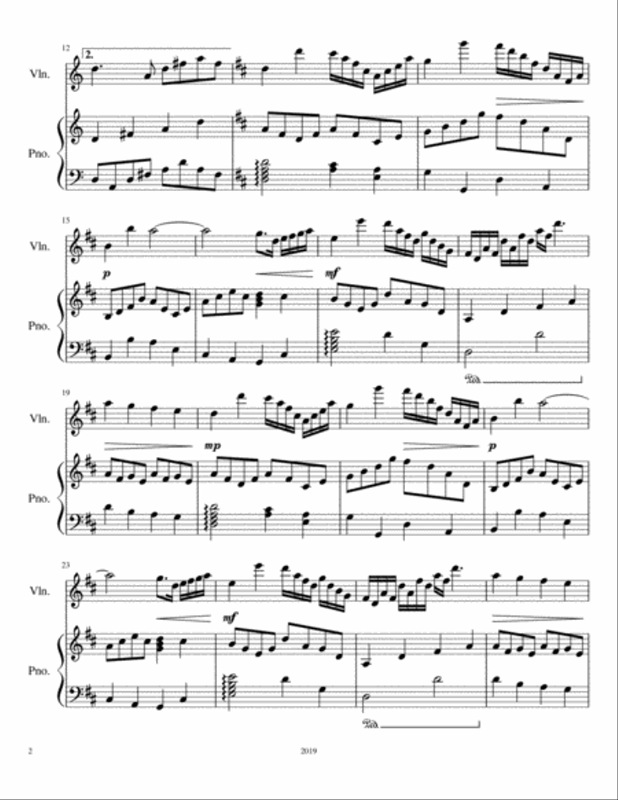 Acton Texas Acton Texas Violin Solo scores gallery preview page 2
