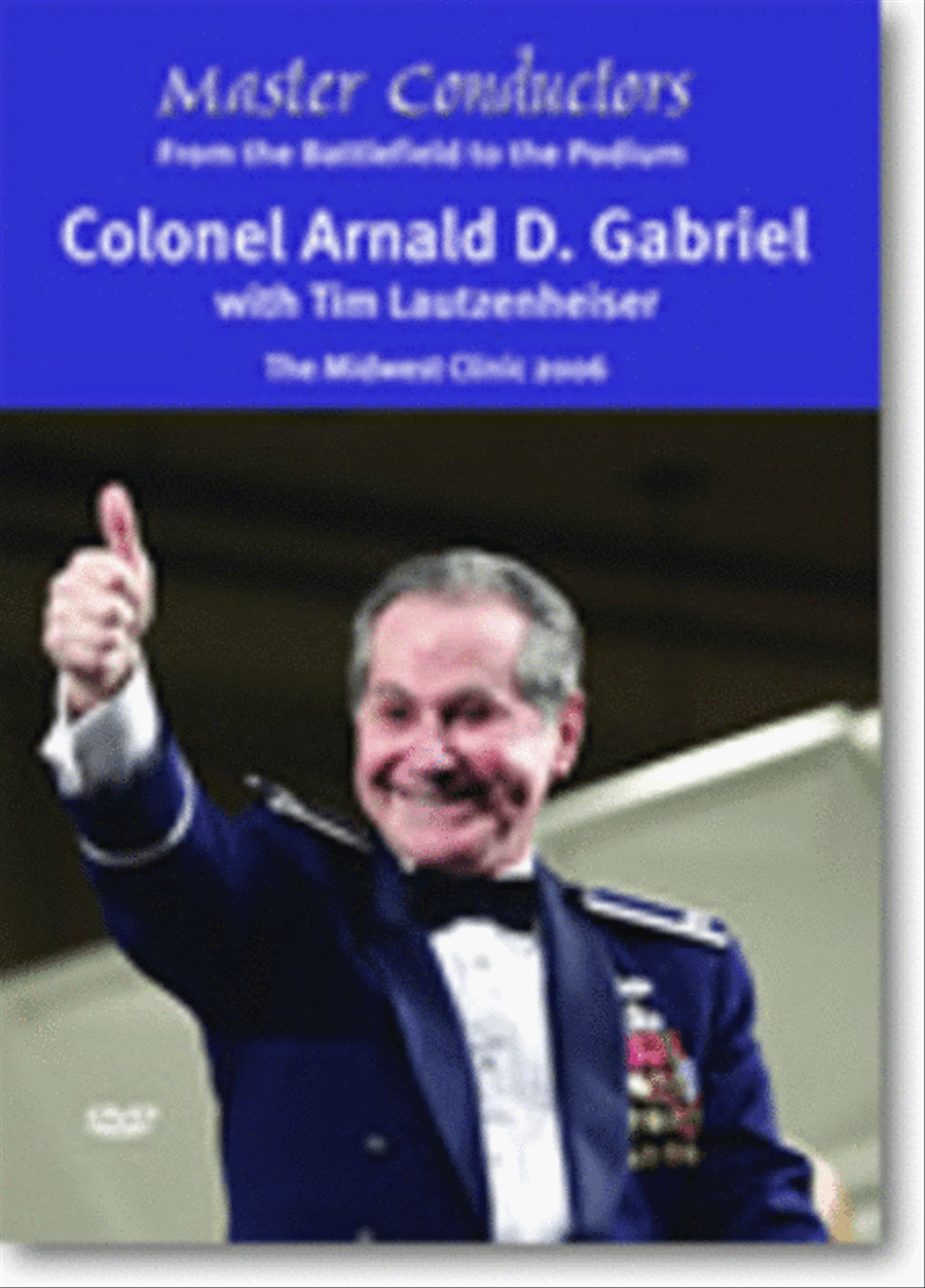 Master Conductors DVD: Col. Arnald D. Gabriel DVD scores gallery preview page 1