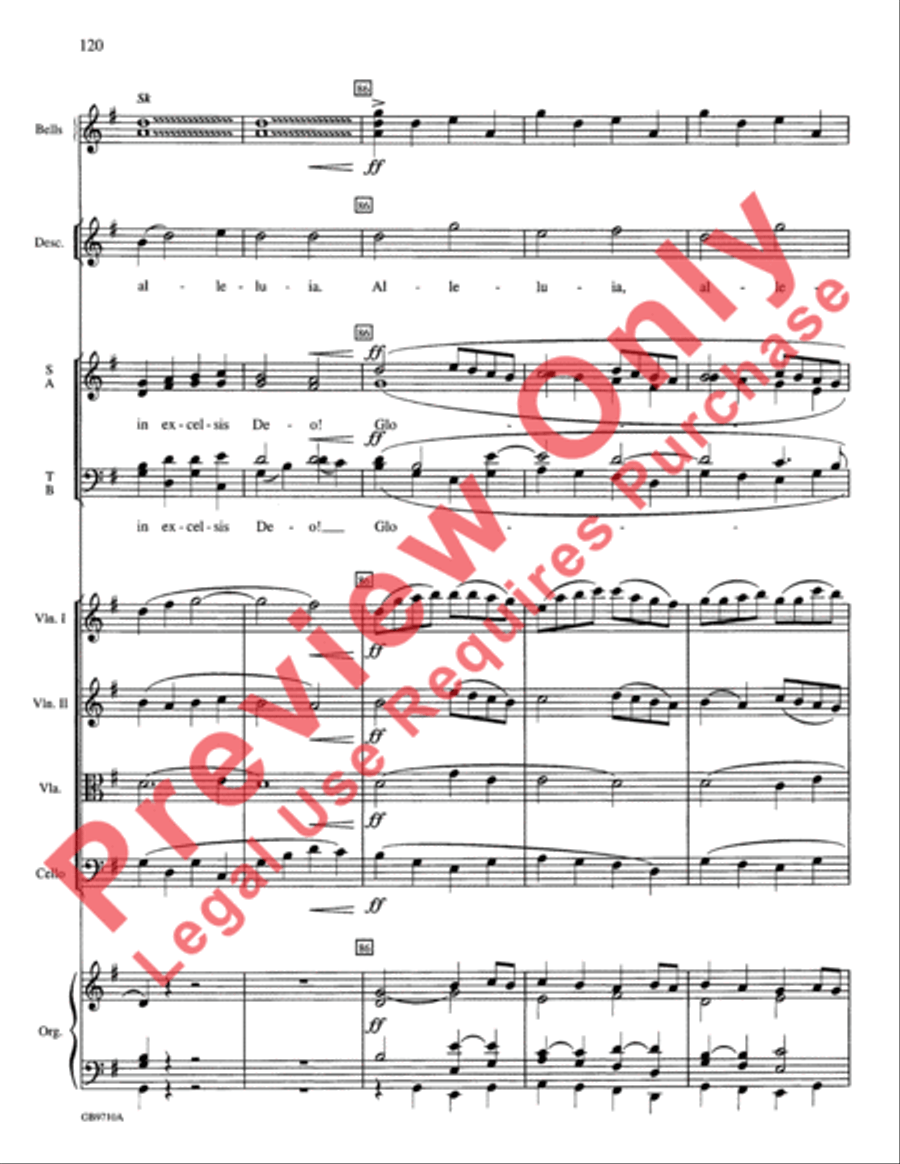 A Festival of Lessons and Carols Choir scores gallery preview page 121