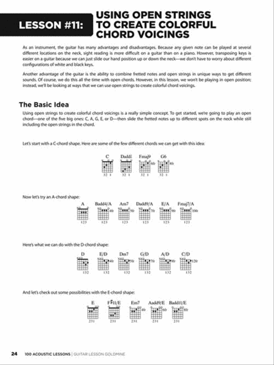 100 Acoustic Lessons 100 Acoustic Lessons Acoustic Guitar scores gallery preview page 6
