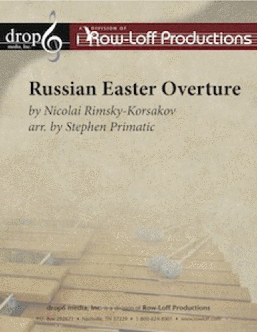 Russian Easter Overture Percussion Ensemble scores gallery preview page 1