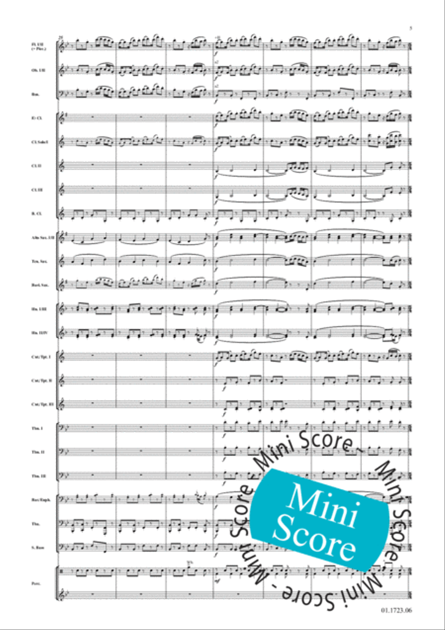 Cake-Walk Phantasy Concert Band scores gallery preview page 9
