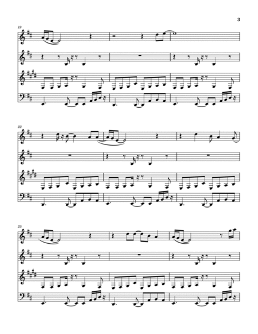 Planet Caravan Planet Caravan Woodwind Quartet scores gallery preview page 4