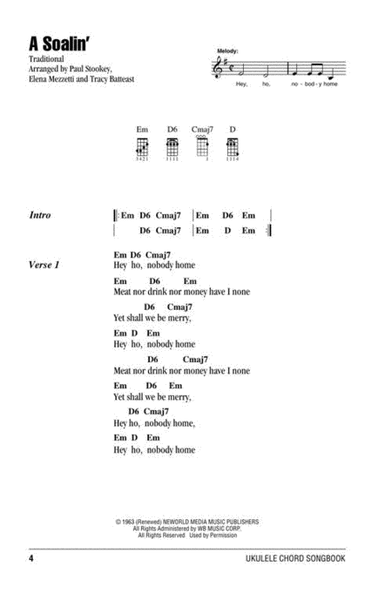 Peter, Paul & Mary – Ukulele Chord Songbook
