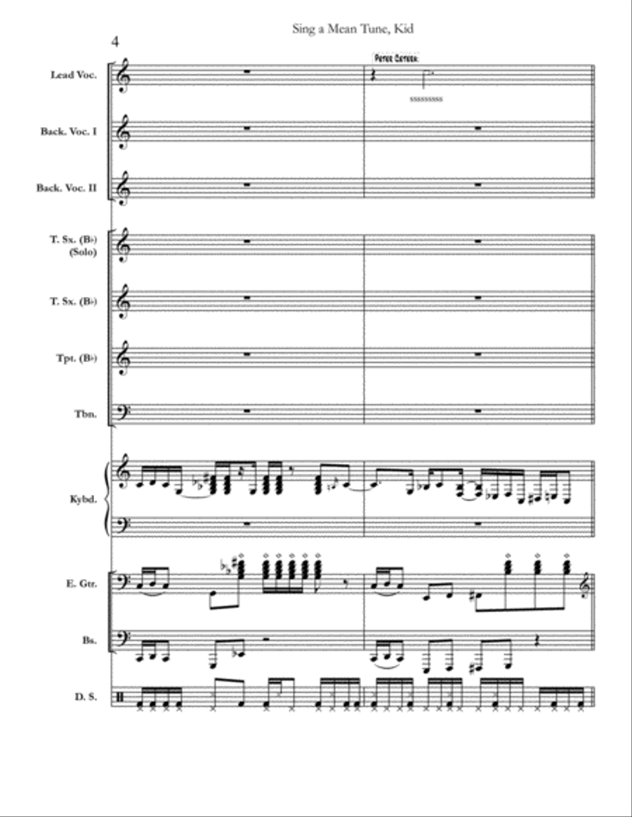 Sing A Mean Tune, Kid Small Ensemble scores gallery preview page 4