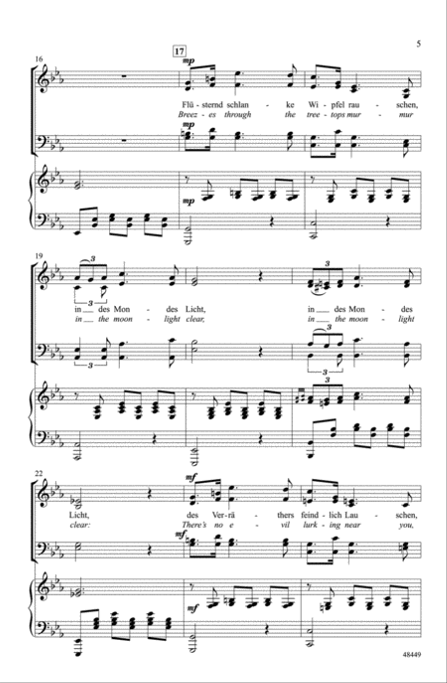 Ständchen Ständchen Choir scores gallery preview page 4