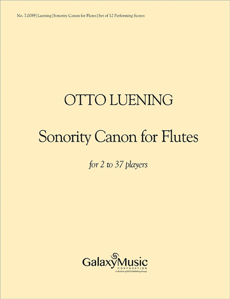 Sonority Canon (Set of 13 Parts)
