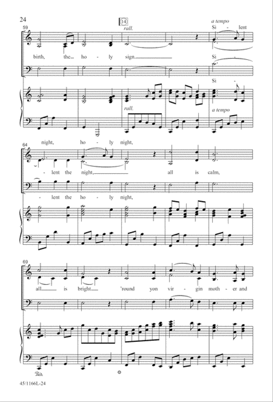 12 Carols for about 12 Singers 3-Part scores gallery preview page 25
