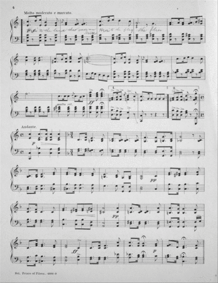 Selection from the Successful Musical Comedy 