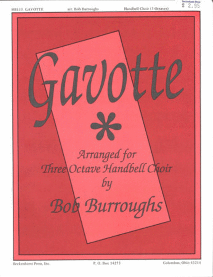 Gavotte by Bob Burroughs 3-Octaves - Sheet Music
