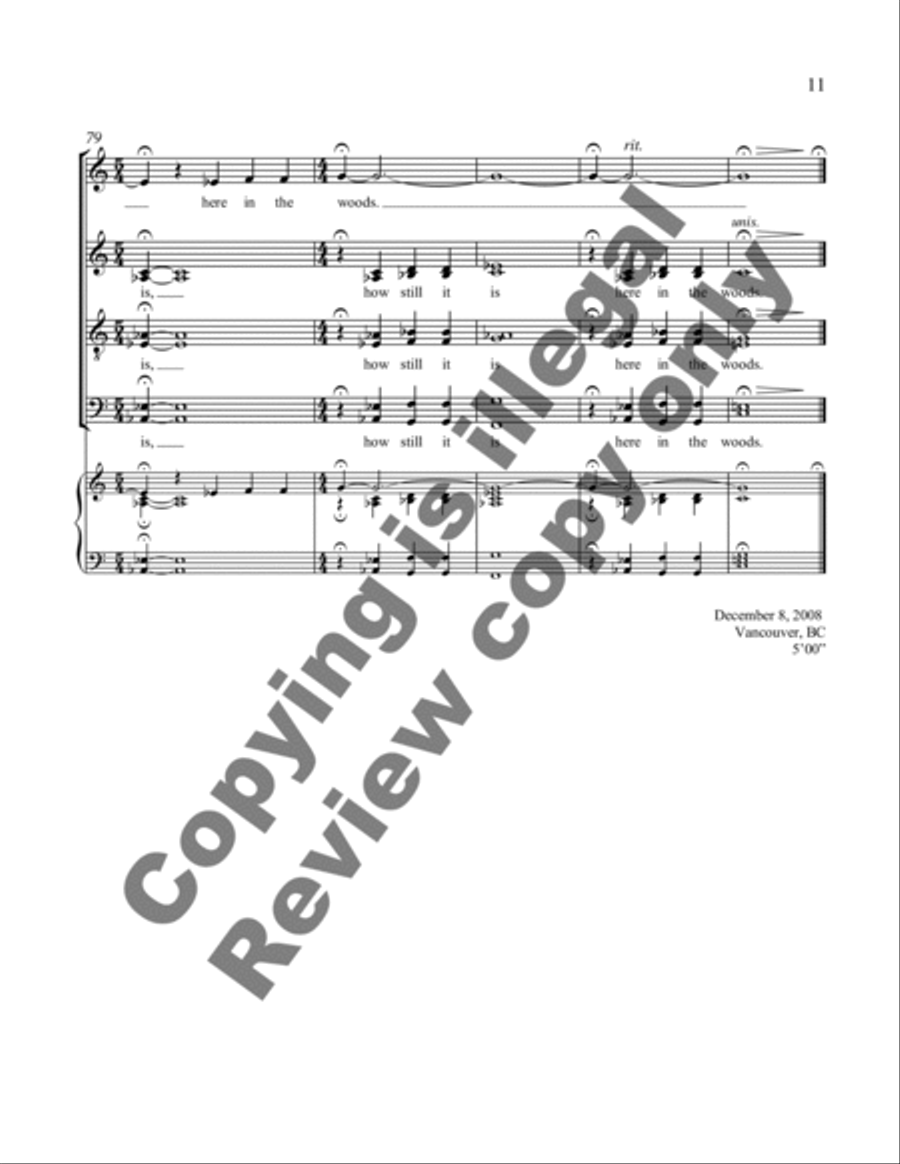 How still it is How still it is Divisi scores gallery preview page 12