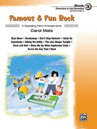 Book cover for Famous & Fun Rock, Book 3