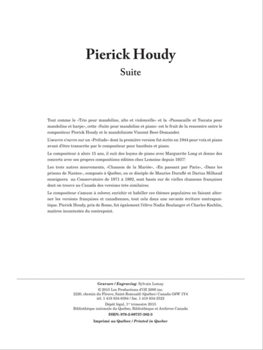 Suite Suite Piano Accompaniment scores gallery preview page 2