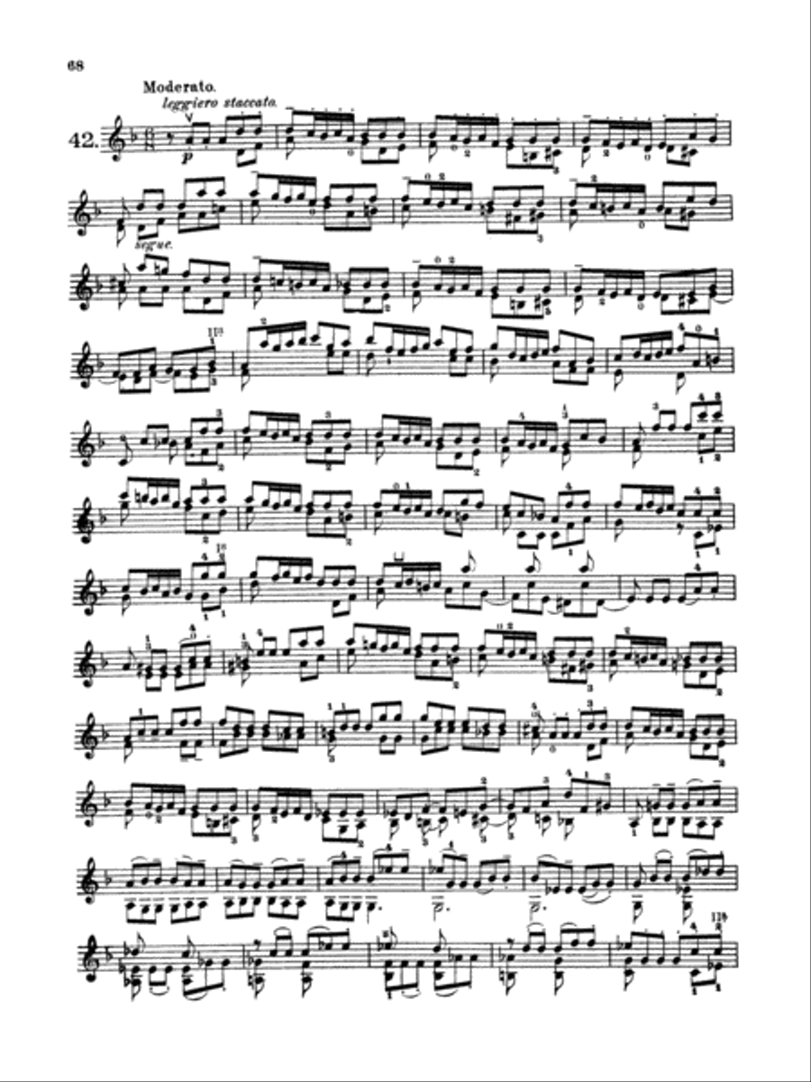 Kreutzer: Forty-Two Studies or Caprices Part scores gallery preview page 1