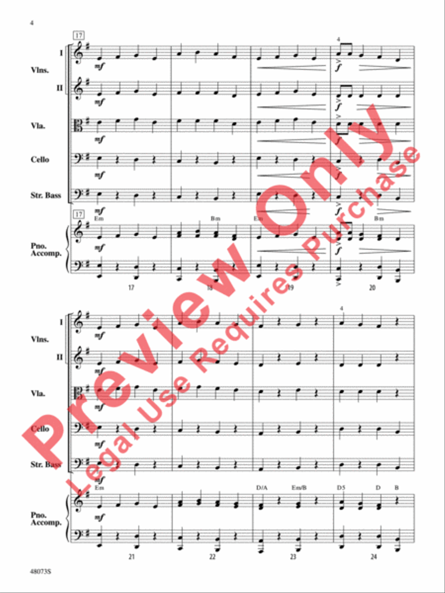 Puttin' on the Pizz Puttin' on the Pizz String Orchestra scores gallery preview page 5