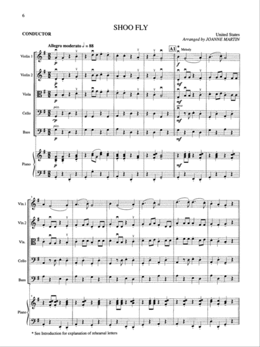 More Folk Strings for String Quartet or String Orchestra String Quartet scores gallery preview page 3