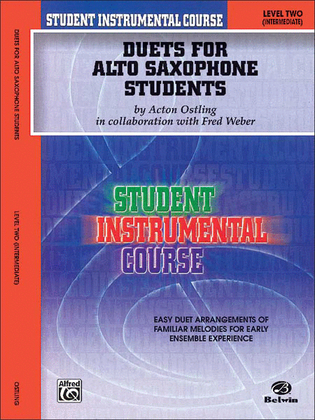 Book cover for Student Instrumental Course Duets for Alto Saxophone Students