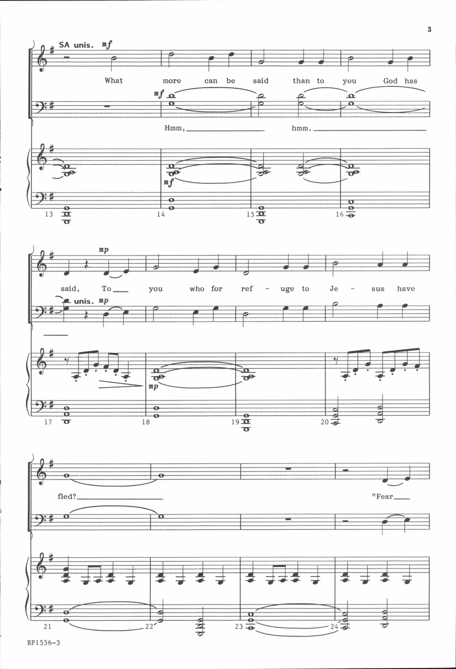 How Firm a Foundation 4-Part scores gallery preview page 3