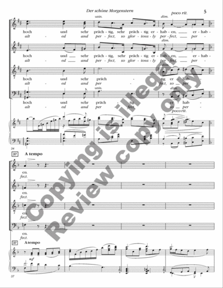Der Schöne Morgenstern 4-Part scores gallery preview page 6