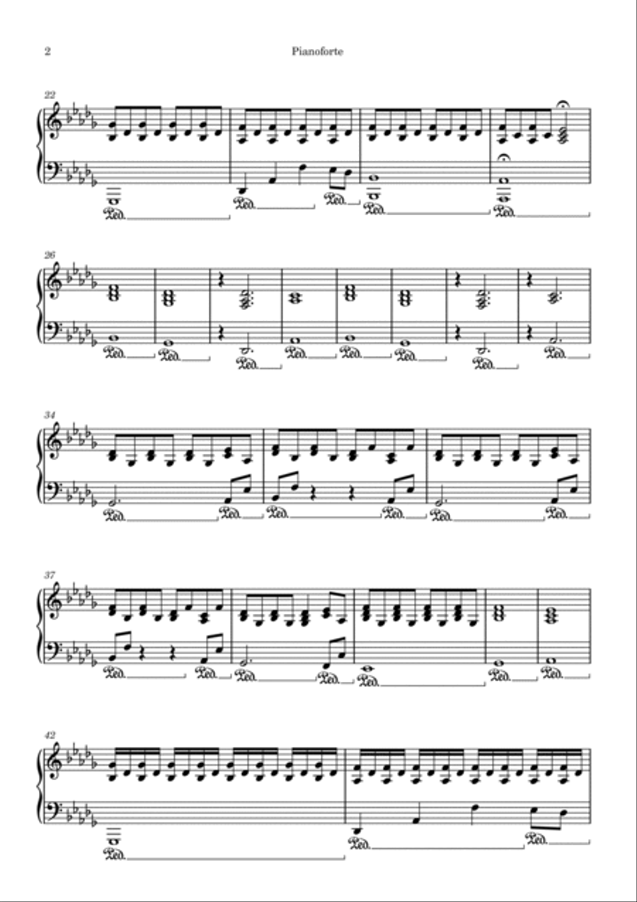 Don't Watch Me Cry Piano Solo scores gallery preview page 2