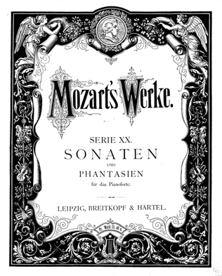 Book cover for Mozart - Piano Sonata No.1 in C Major