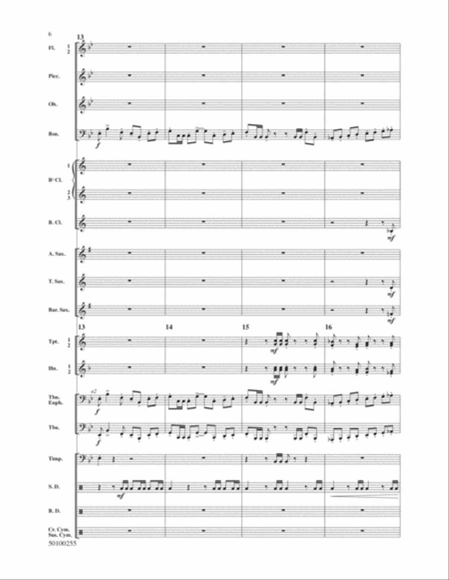 If You See Dolphins (You've Gone Too Far) Concert Band scores gallery preview page 4